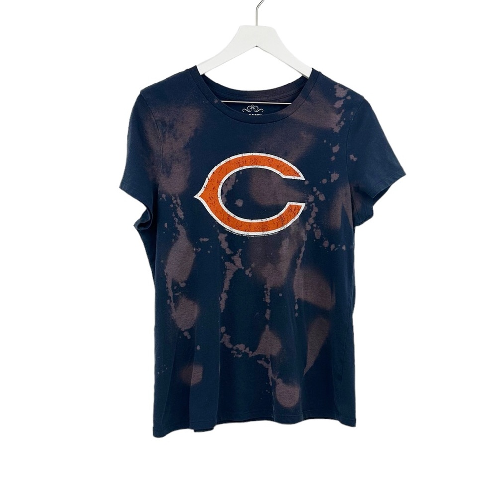 Chicago Bears Upcycled Short Sleeve Shirt Size XL Football